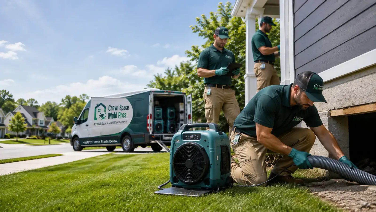 Crawl Space Mold Removal in Onekama, MI